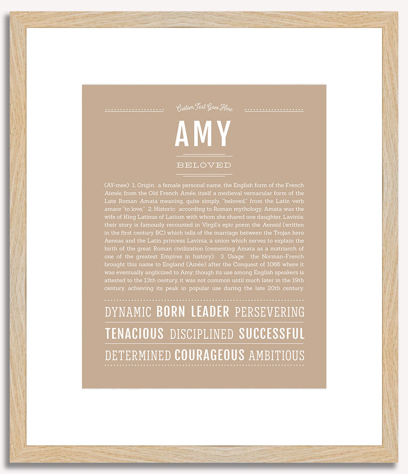 Amy | Name Art Print