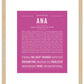 Frame Options | Dark Pink | Maple Frame, Matted