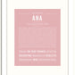 Frame Options | Dusty Rose | White Frame, Matted