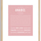 Anabel | Name Art Print