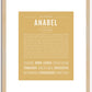 Anabel | Name Art Print