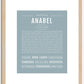 Anabel | Name Art Print