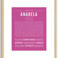 Anabela | Name Art Print