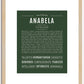 Anabela | Name Art Print