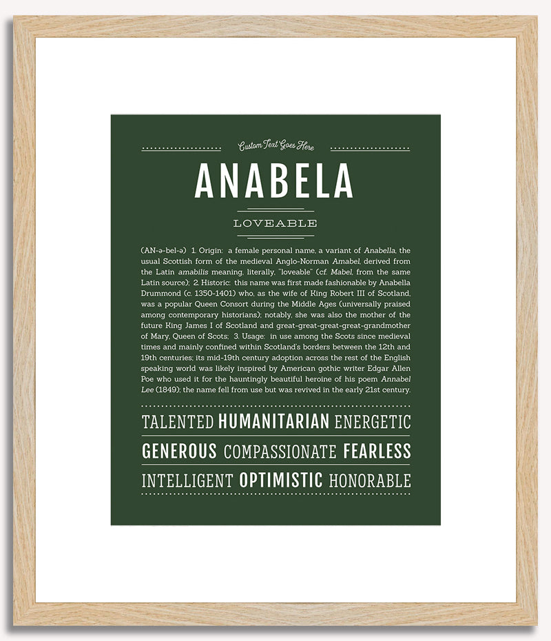 Anabela | Name Art Print