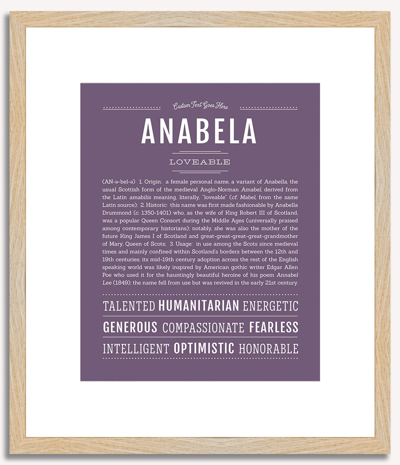 Anabela | Name Art Print