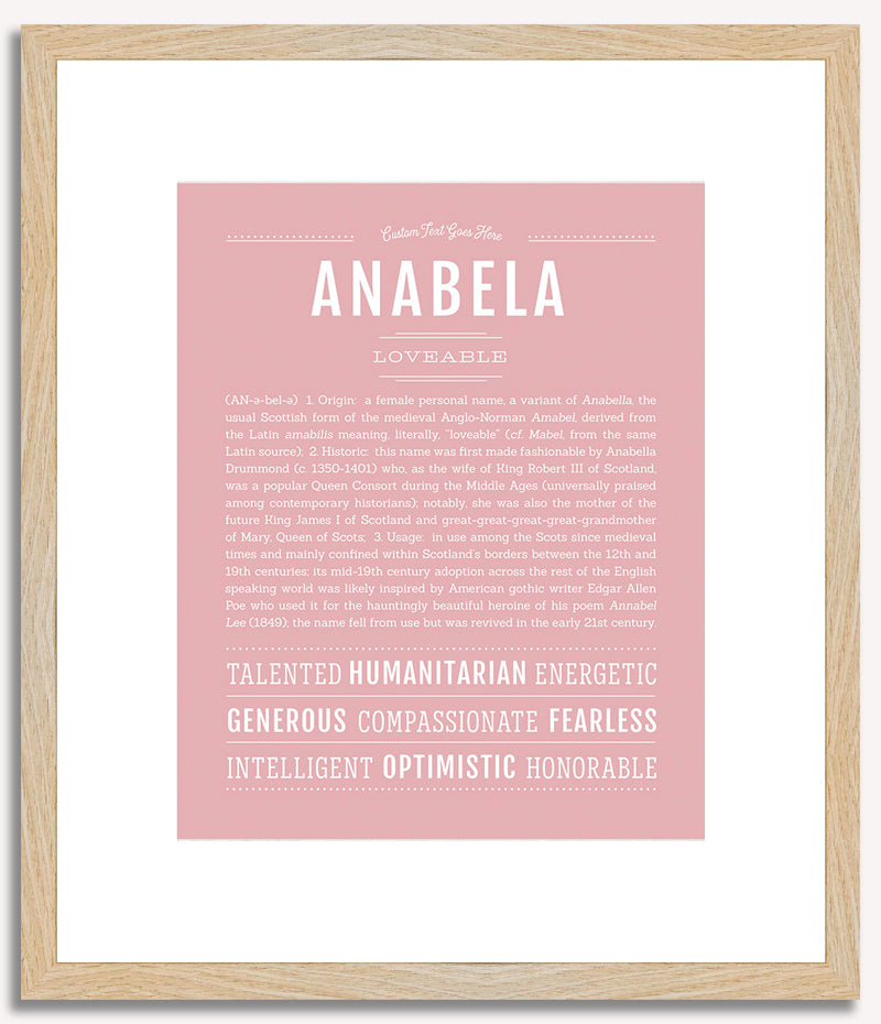 Anabela | Name Art Print