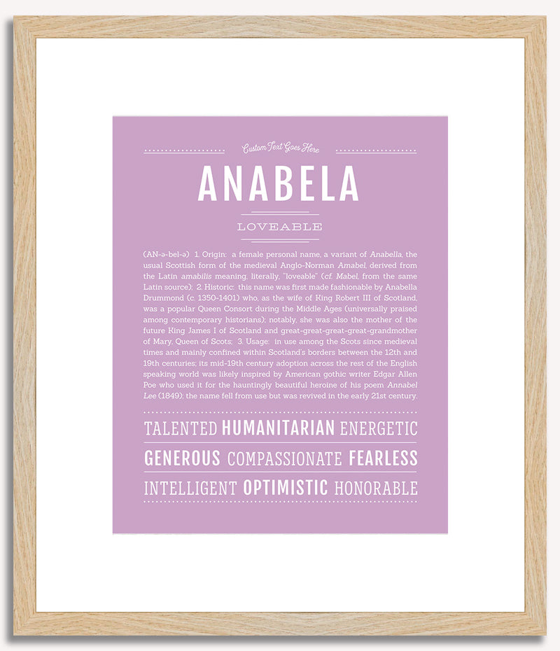 Anabela | Name Art Print