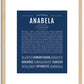 Anabela | Name Art Print