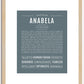 Anabela | Name Art Print