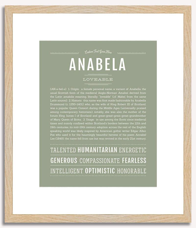 Anabela | Name Art Print