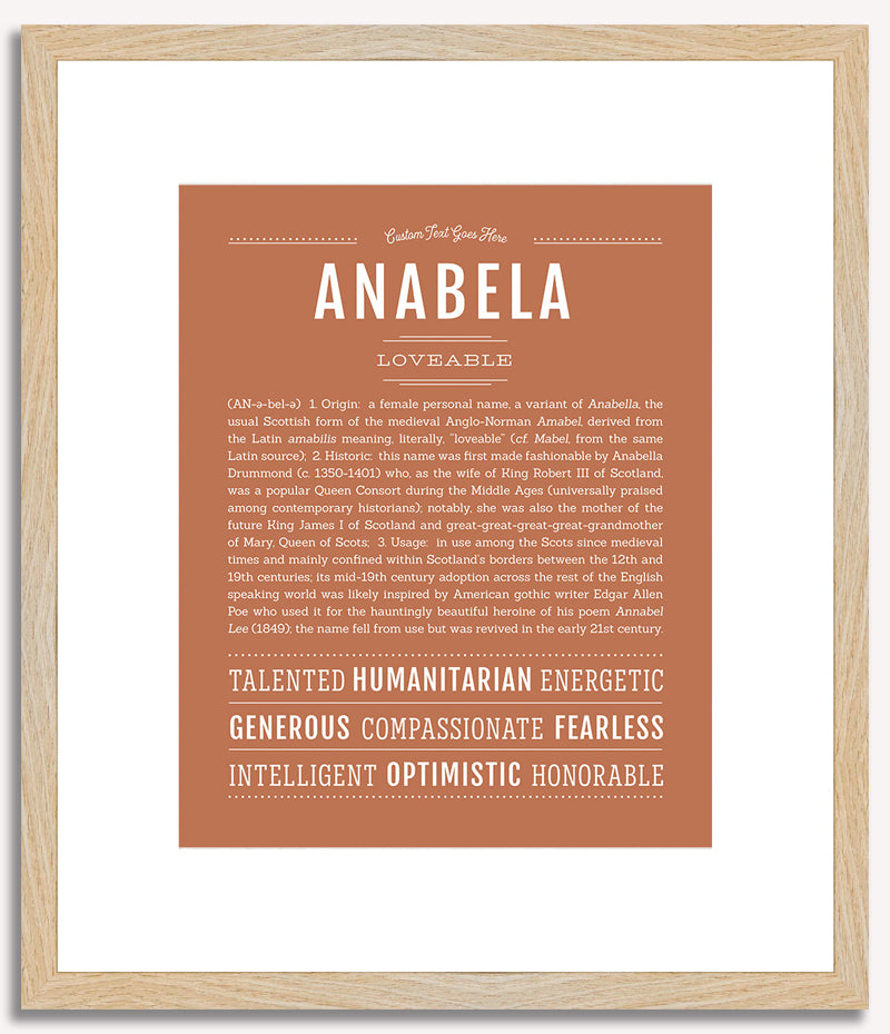 Anabela | Name Art Print