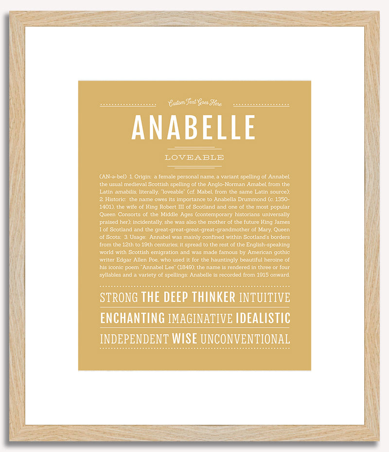 Anabelle | Name Art Print