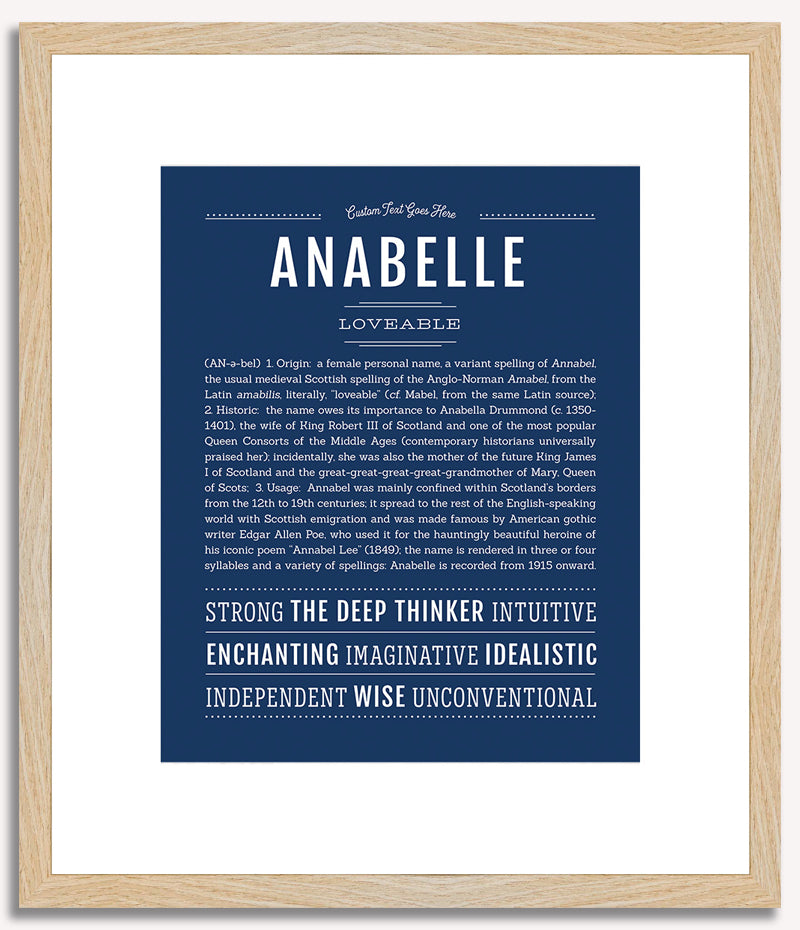 Anabelle | Name Art Print