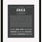 Frame Options | Charcoal Gray | Black Frame, Matted