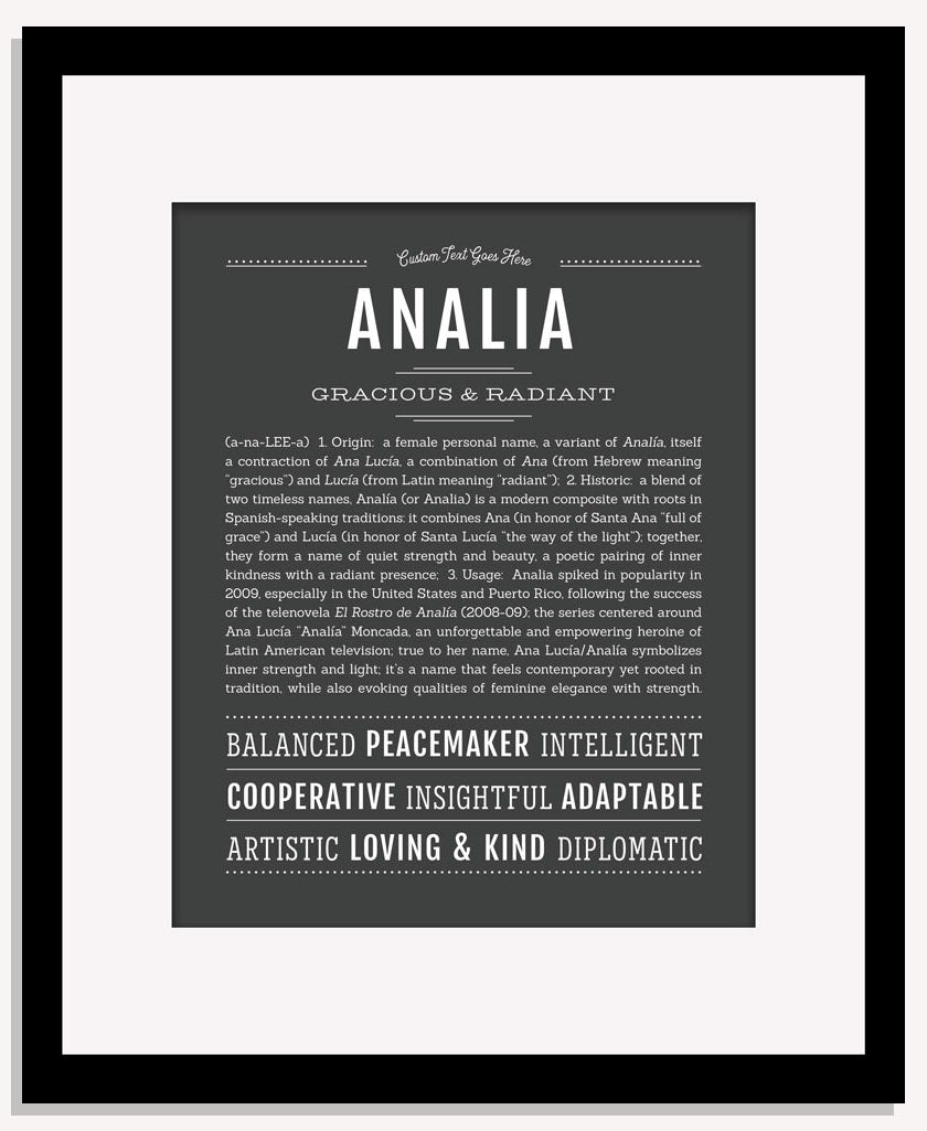 Frame Options | Charcoal Gray | Maple Frame, Matted
