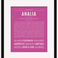 Frame Options | Dark Pink | Maple Frame, Matted