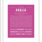 Frame Options | Dark Pink | Black Frame, Matted