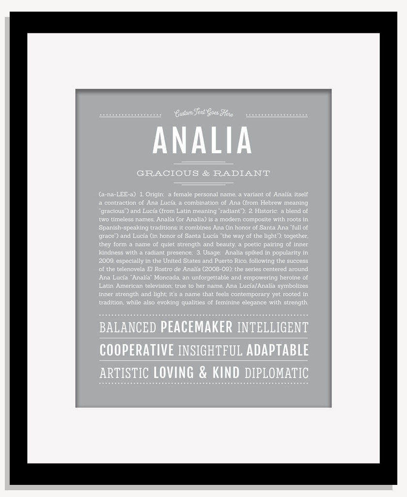 Frame Options | Light Gray | Maple Frame, Matted