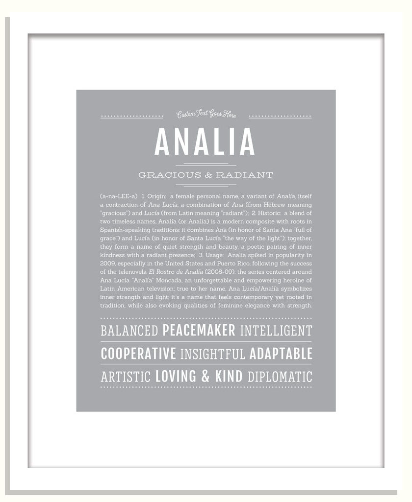 Frame Options | Light Gray | Black Frame, Matted