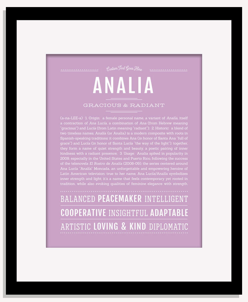 Frame Options | Lilac | Maple Frame, Matted