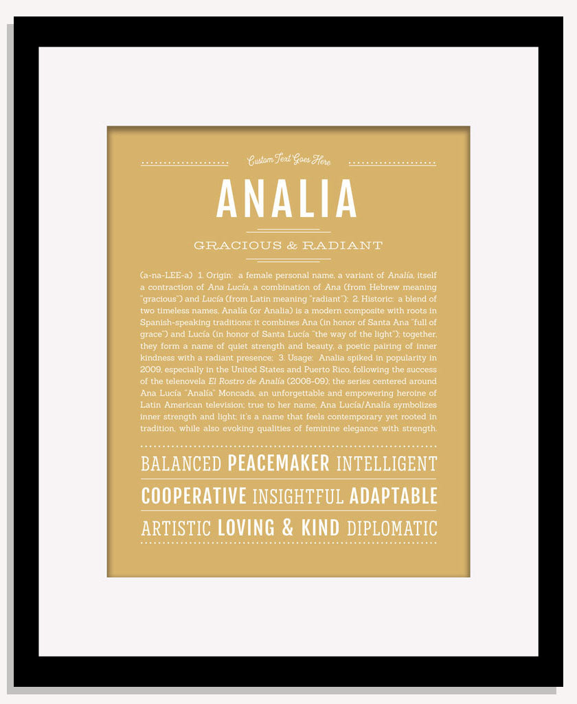 Frame Options | Matte Gold | Maple Frame, Matted