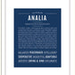 Frame Options | Midnight Blue | Black Frame, Matted