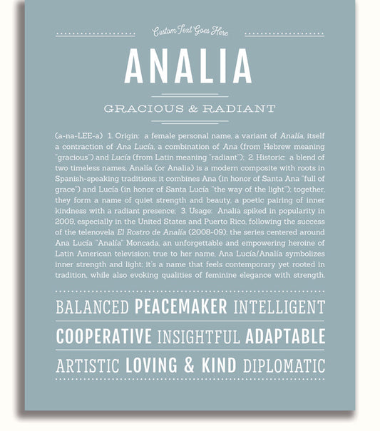 Frame Options | Powder Blue | White Frame, Matted