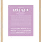 Frame Options | Lilac | Maple Frame, Matted