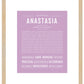 Frame Options | Lilac | Maple Frame, Matted