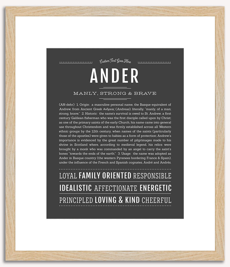 Ander | Name Art Print