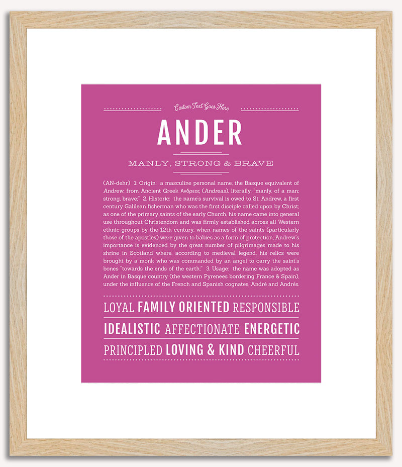 Ander | Name Art Print