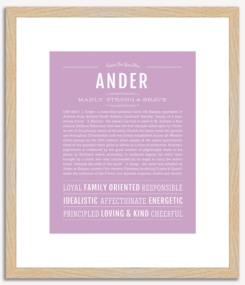 Ander | Name Art Print