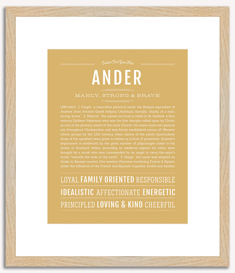 Ander | Name Art Print