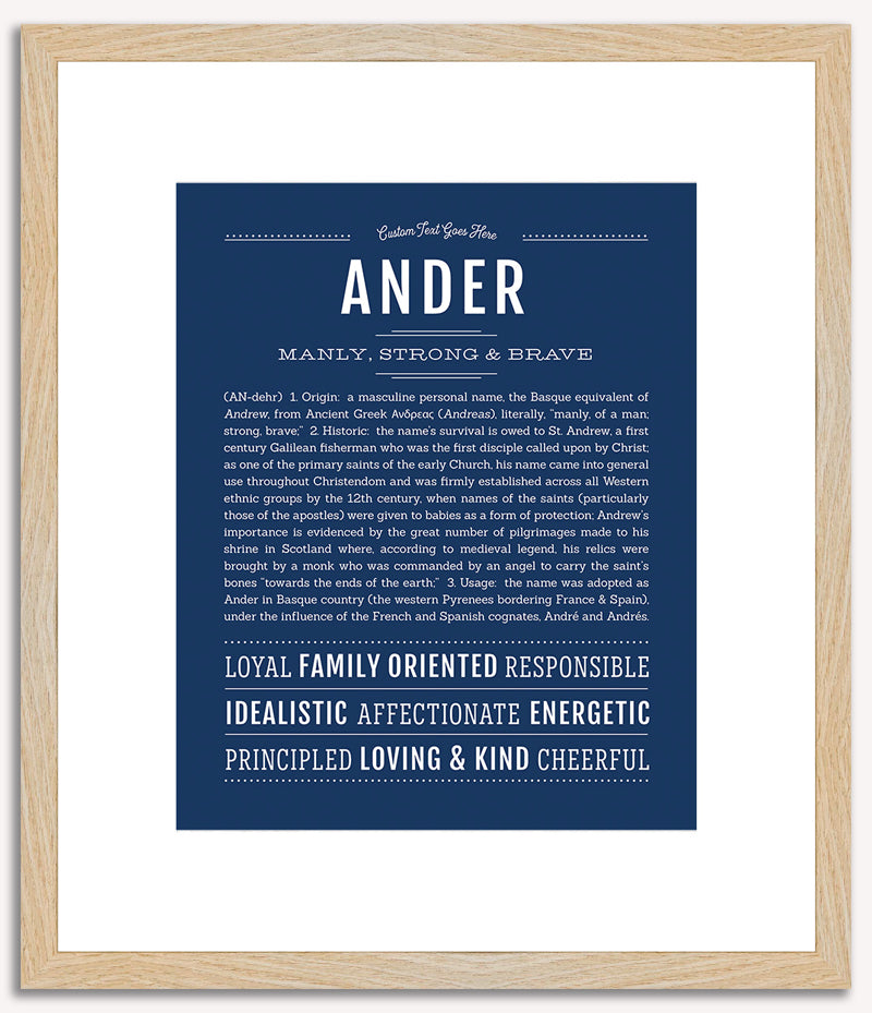 Ander | Name Art Print