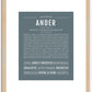 Ander | Name Art Print