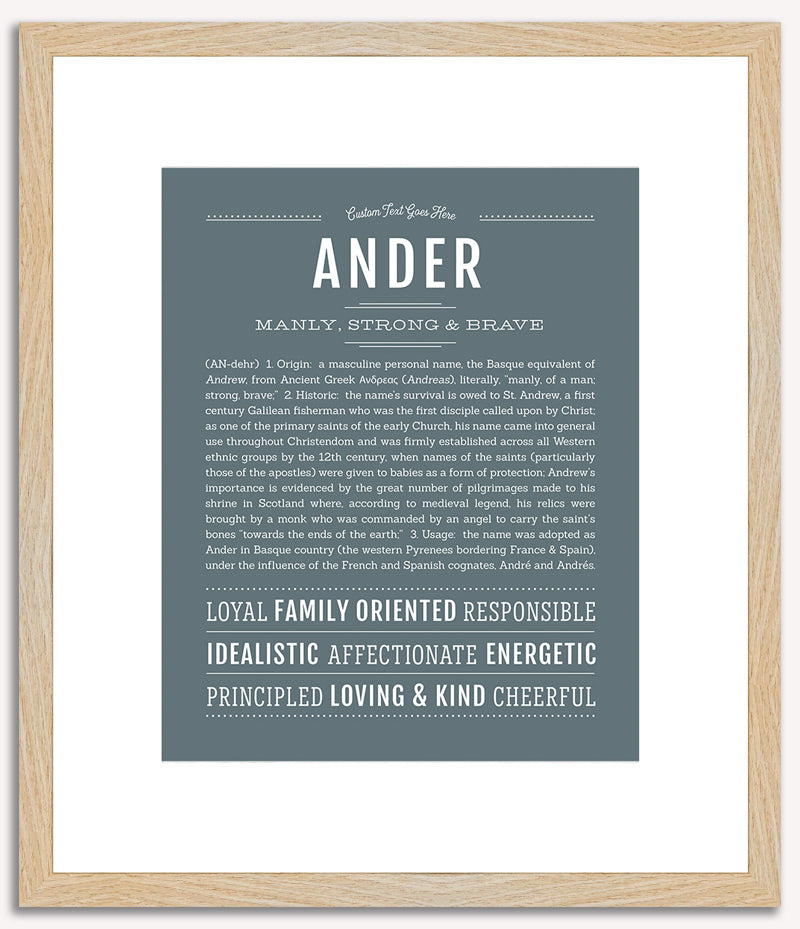 Ander | Name Art Print