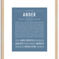 Ander | Name Art Print