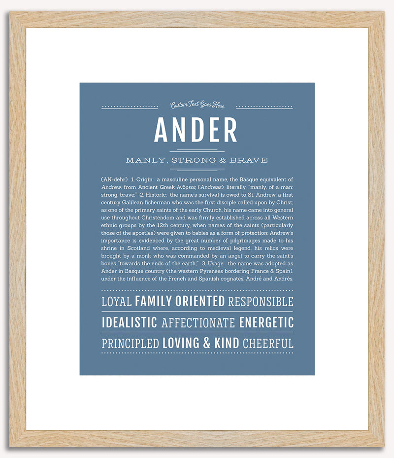 Ander | Name Art Print