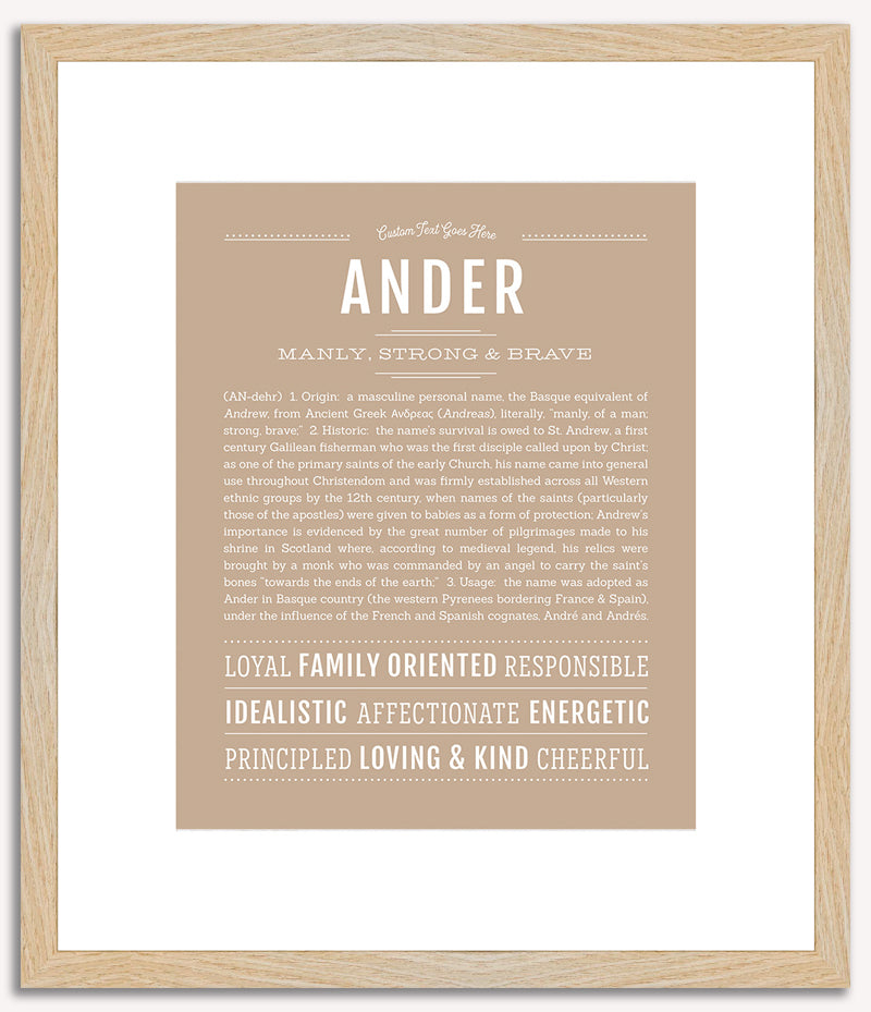 Ander | Name Art Print