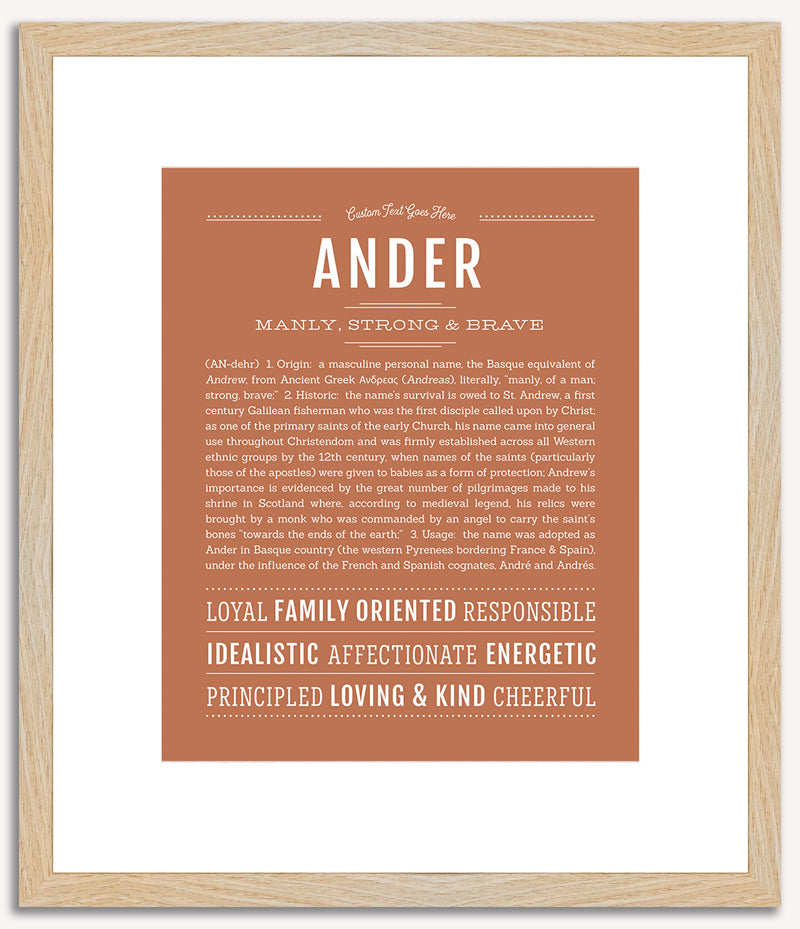 Ander | Name Art Print