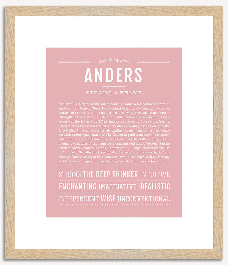 Anders | Name Art Print