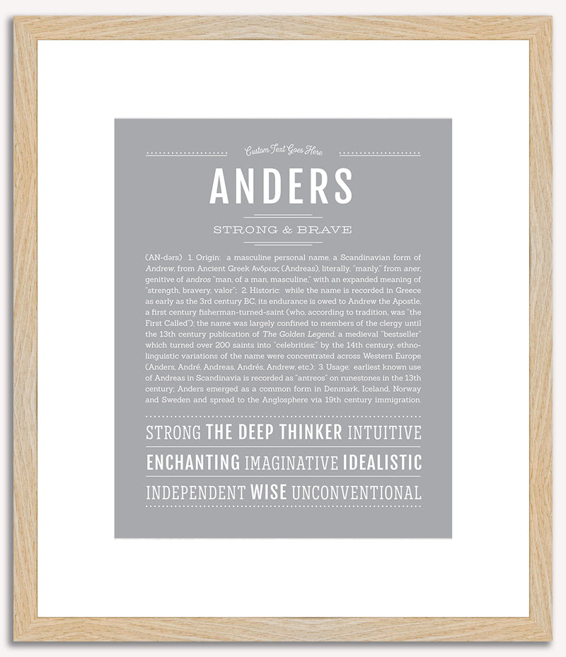 Anders | Name Art Print