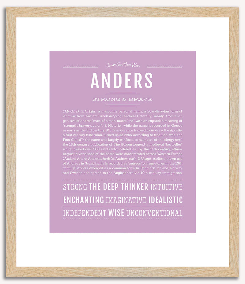 Anders | Name Art Print