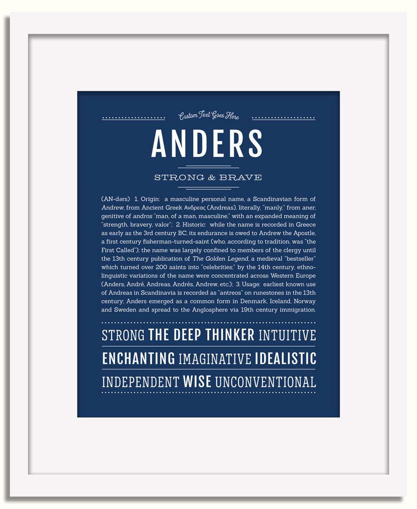Anders | Name Art Print - Personalized Custom Gifts – Name Stories