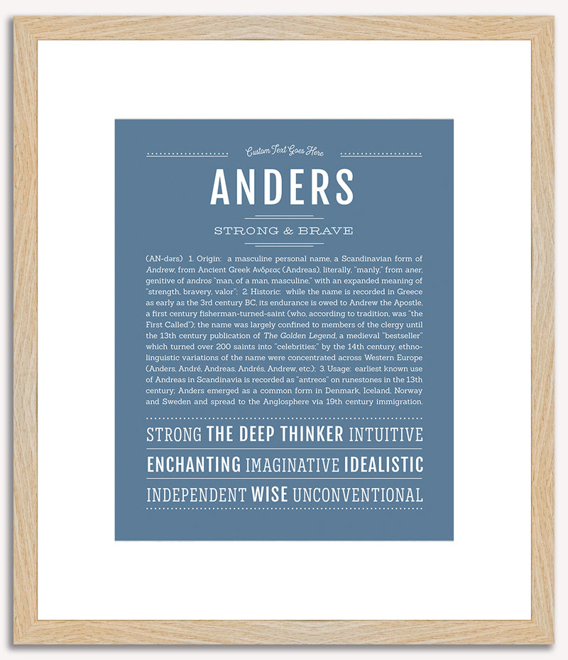 Anders | Name Art Print