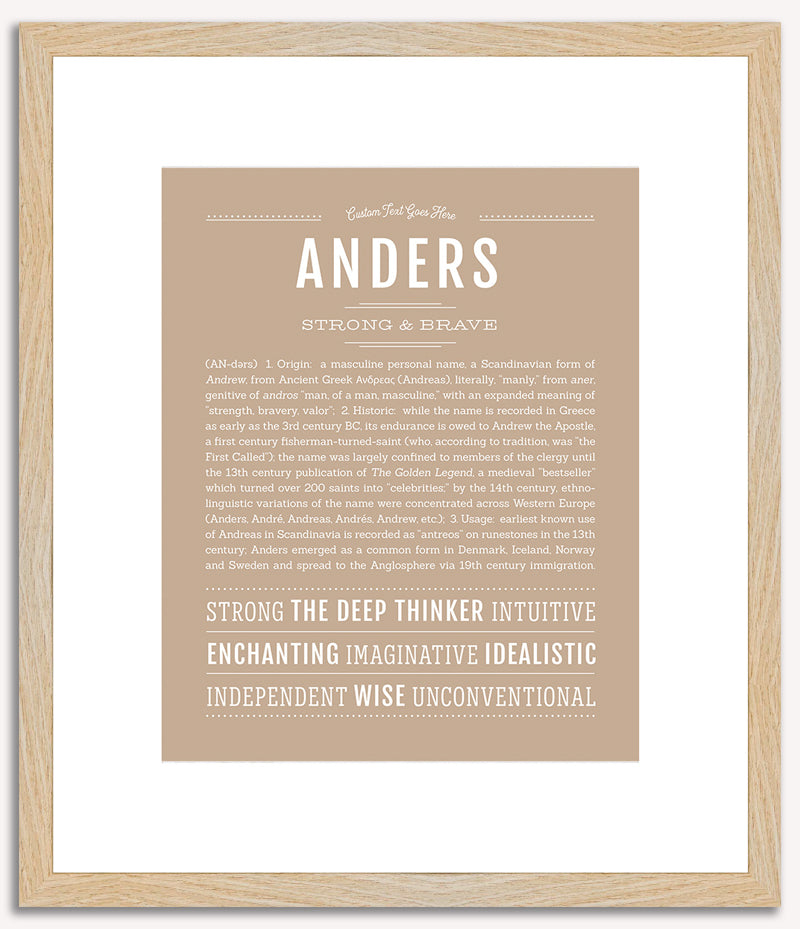 Anders | Name Art Print