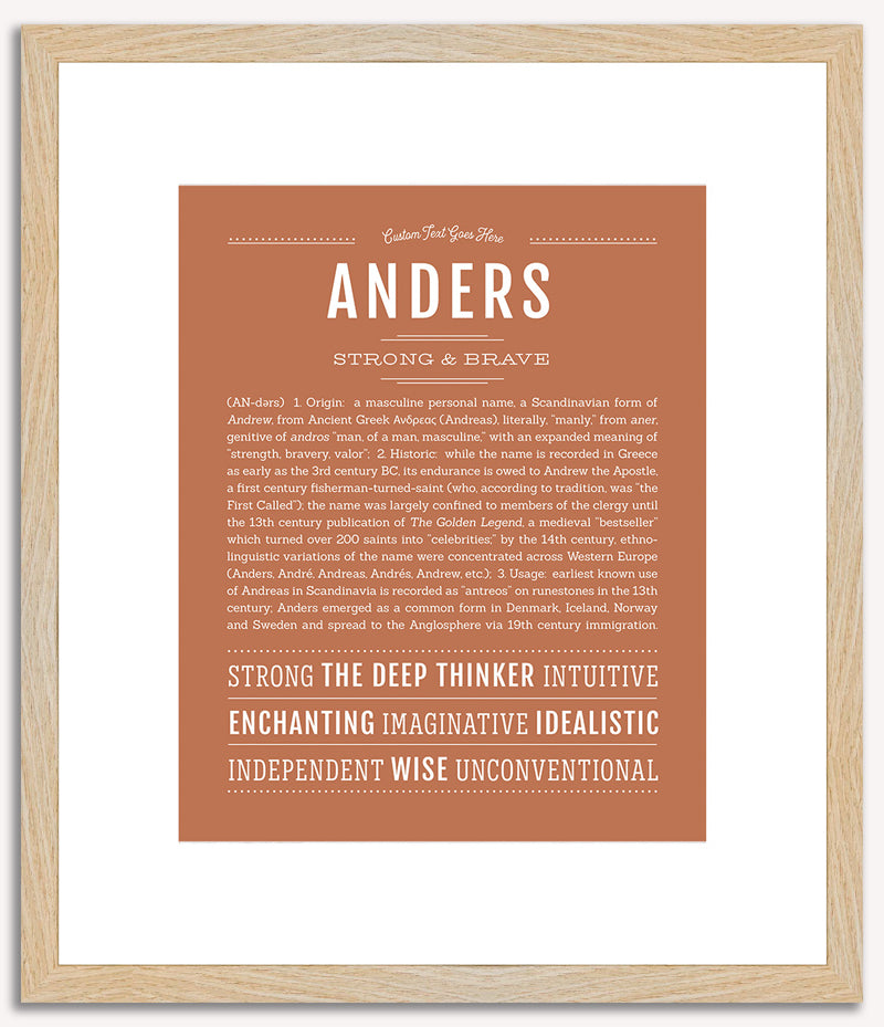 Anders | Name Art Print