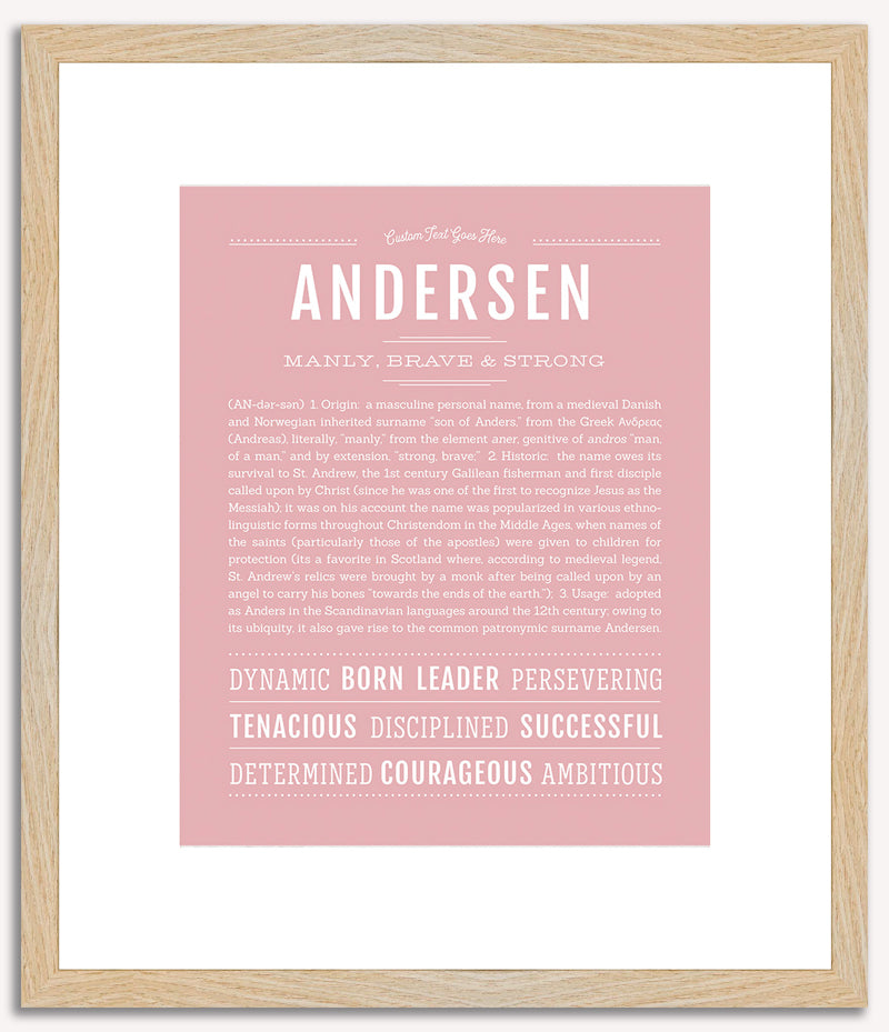 Andersen | Name Art Print