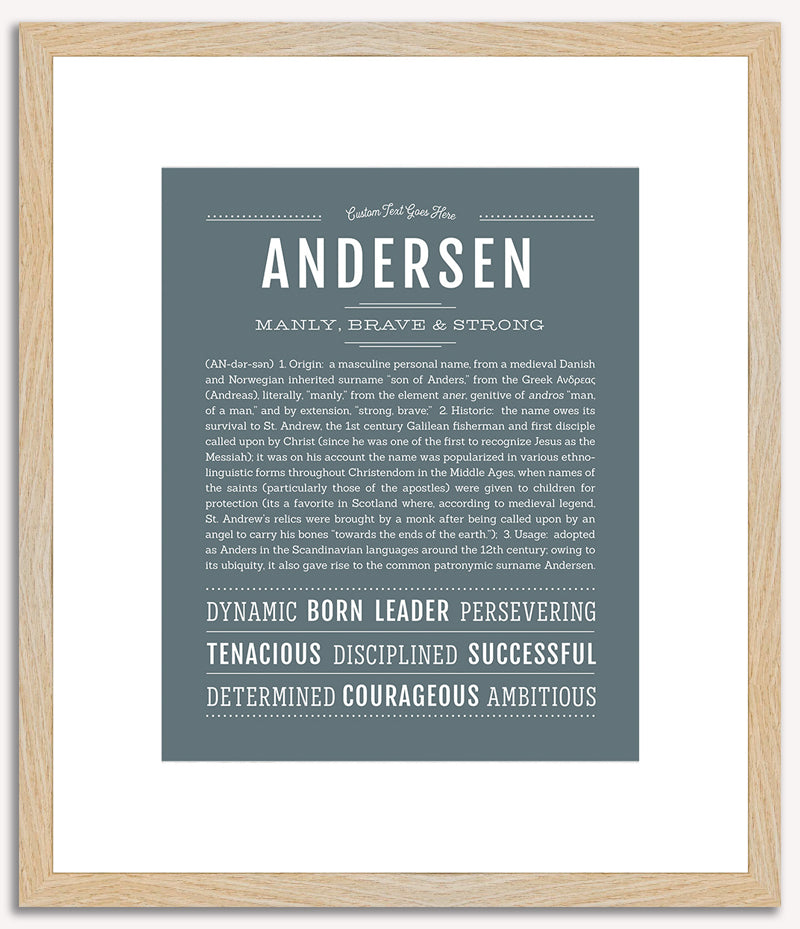 Andersen | Name Art Print